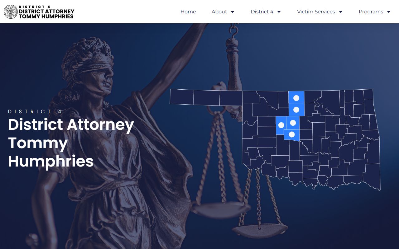 District 4 District Attorney office that prosecutes Canadian County criminal court records